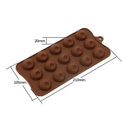 Eye Ball Shaped Silicone Chocolate Mold, 15 Cavity DIY Silicone Chocolate Molds, Cake Decorating Accessories Eye Ball Shaped Silicone Chocolate Mold, 15 Cavity DIY Silicone Chocolate Molds, Cake Decorating Accessories